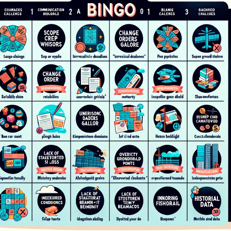 The Notorious, and often Frustrating, Game of Infrastructure Bingo! ️